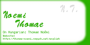 noemi thomae business card